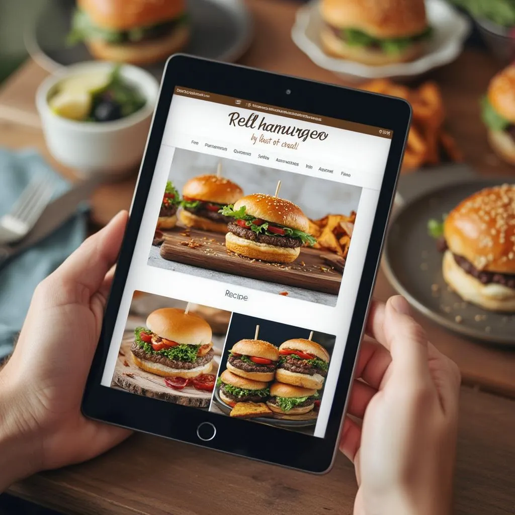 Blog de recetas de hamburguesas