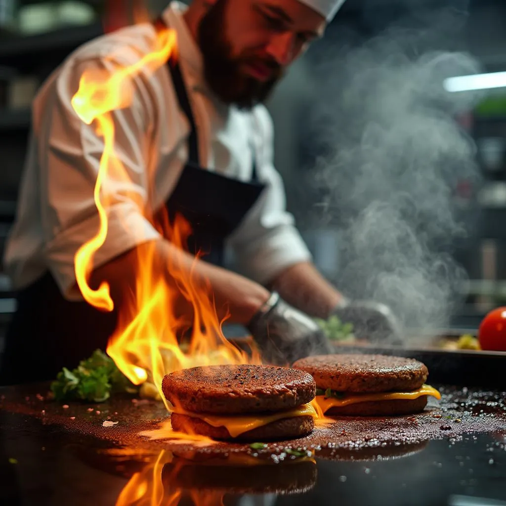 Cocineros en acción