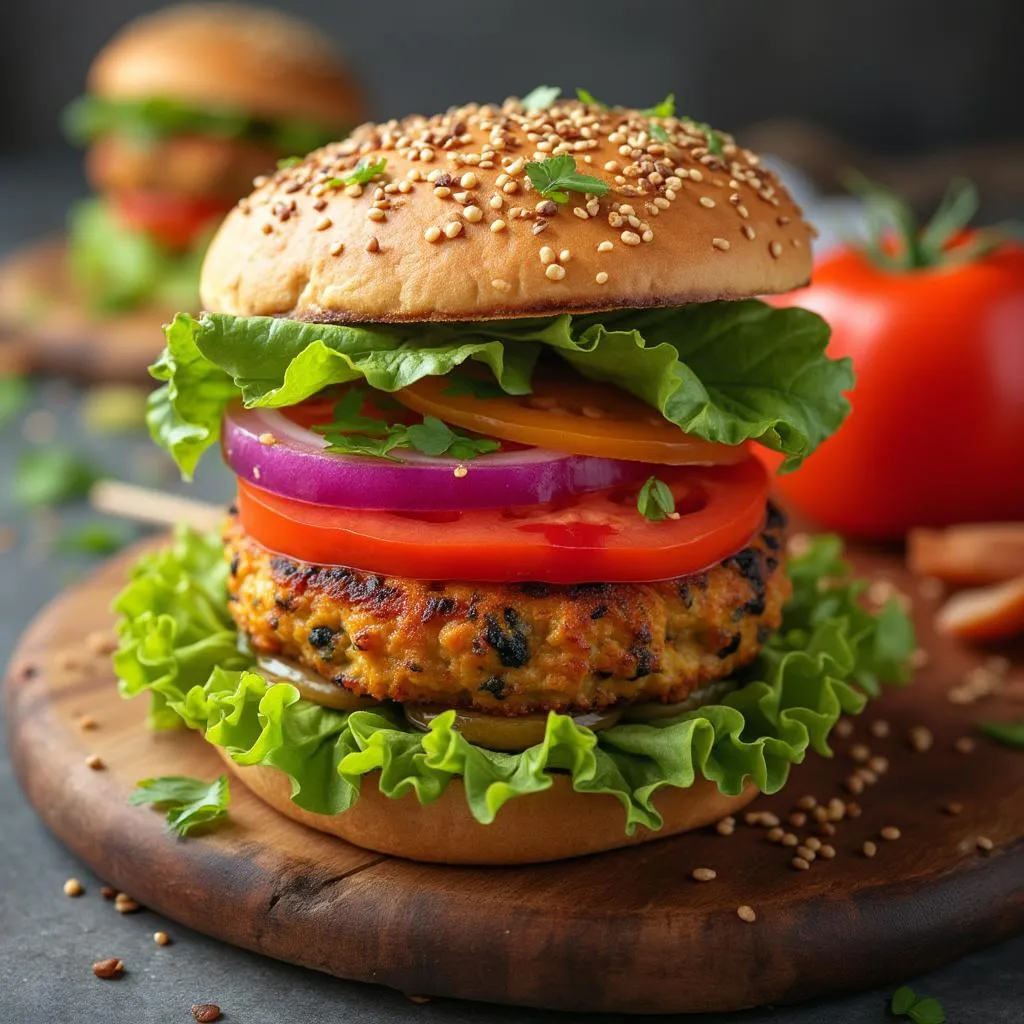 Hamburguesa vegetariana
